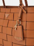 Сумка через плечо с магнитной застежкой Guess, оранжевый - фото 4