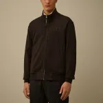 Свитшот с логотипом на молнии C.P.Company, черный - фото 3