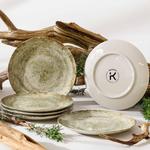 Набор тарелок KONSIMO, 20x1x20 см, бежевый - фото 2