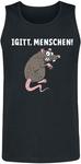 Майка-топ Tierisch Igitt, Menschen, черный - фото
