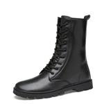 Ботинки The Bull's House на шнуровке унисекс черные Mansion bull, черные со скрытой платформой 6 см - фото 11