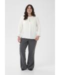 KAFFE CURVE Блузка в цвете Off White - фото 3