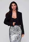 Ombre Блейзер в черном цвете - фото 2