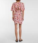 Цветочная мини-юбка Rabanne, Sunny Pansy - фото 3