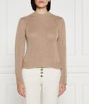 Кашемировый свитер Weekend MaxMara Slim Fit, коричневый - фото