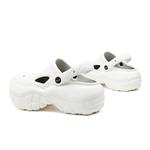 Клоги женские бело-черные EXULL Q - фото 2