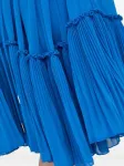Платье мини со складками и оборками Beatrice B, синий - фото 4