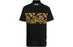 VERSACE JEANS COUTURE Мужская черная поло SS23 - фото