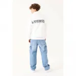 Толстовка Garcia B53464 half zip, белый - фото 2