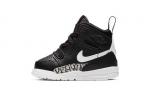 Кроссовки Jordan Legacy 312 Black White TD, черный/белый - фото