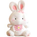 Плюшевая кукла Bib Rabbit Dolls высотой 32c/45cm/60cm MENGDINUO, Bib Rabbit[White] - фото