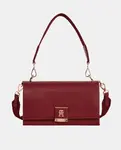 Бордовая сумка через плечо Tommy Hilfiger - фото