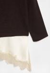 Топ PULL&BEAR Long sleeved top, Brown - фото 7