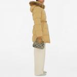 Пальто пуховое Burberry, коричневое - фото 4