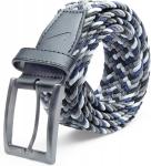 Мужской эластичный тканый ремень Nike, Black/Grey Multi - фото 3