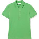 Поло с логотипом LACOSTE, зеленый - фото