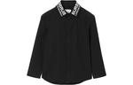 Детская рубашка Burberry, цвет Black - фото