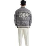 Пуховик унисекс серый Mitchell Ness - фото 5