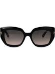 Солнцезащитные очки в квадратной оправе TOM FORD Eyewear, черный - фото