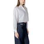 Белая хлопковая рубашка Calvin Klein Jeans - фото 3