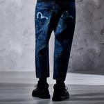 Джинсы мужские синие Evisu, синий - фото 5