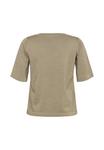 Футболка Kaffe Curve Basic T-shirt, Morel/Light Brown - фото 6