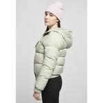 Куртка Urban Classics Hooded Puffer, зеленый - фото 3