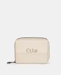 Кошелек на молнии Caminatta, бежевый - фото