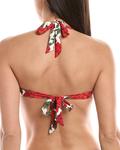 VYB Frankie Сборчатый топ-бикини с косточками, красный - фото 2