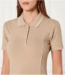 Платье с пионами Guess Active, бежевый - фото 4