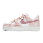 Кроссовки Nike Air Force 1 Skateboard Shoes Women's Low-Top White Pink - фото