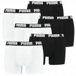 Боксеры Puma Boxershorts PUMA BASIC BOXER 6P, цвет 301 - White / Black - фото