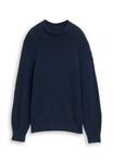 Джемпер TOM TAILOR Jumper, Blue Rib Structure/Dark Blue - фото 5