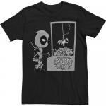 Футболка с машинным рисунком Big & Tall Marvel Deadpool Claw Licensed Character, черный - фото