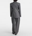 Двубортный шерстяной блейзер Givenchy, Medium Grey - фото 3