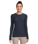Пуловер Beyond Yoga Featherweight Classic Crew Pullover, цвет Nocturnal Navy - фото