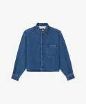 Вышитая рубашка Саманты Apc, цвет Washed Indigo - фото 3