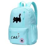 Converse Полиэстеровый рюкзак унисекс Aruba Blue, Stars - фото 9