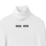 Трикотаж женский белый Miu Miu - фото 5