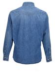 Джинсовая рубашка Brunello Cucinelli, синий - фото 2