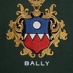 Худи с вышитым логотипом BALLY, зеленый - фото 5