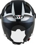 Шлем KYT d-city lucent jet, Black Matt/Silver - фото 7