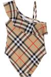 Детский бежевый купальник в клетку Burberry - фото 2