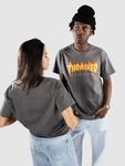 Футболка Thrasher Flame T-Shirt, charcoal - фото 2