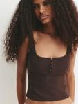 Топ Pull&Bear Pull&Bear , Brown - фото 4