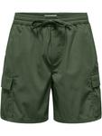 Тканевые шорты ONLY & SONS, зеленый - фото 5