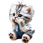 2D Creative Cool Puppy Dolls плюшевый кулон высотой 8cm BANQIN - фото 9