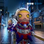 Mega Space Molly Ultraman Tiga 400% POP MART - фото 4