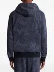 Худи на молнии с принтом пейсли ETRO, синий - фото 4