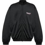 Balenciaga Куртка с логотипом на молнии, Black - фото